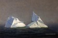 William Bradford Icebergs Paysage marin